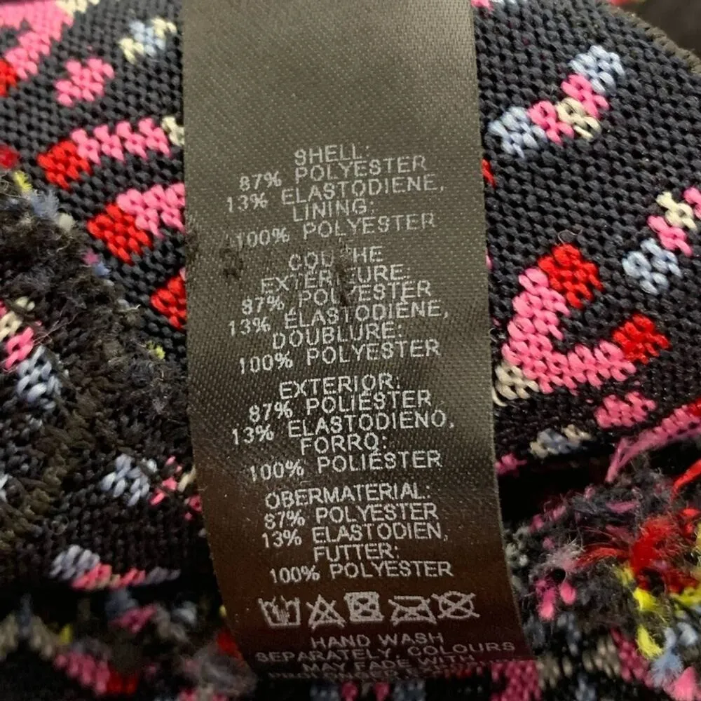 ASOS Multicolor Tribal Criss Cross Cutout One Piece Swimsuit Size 4 - Image 7