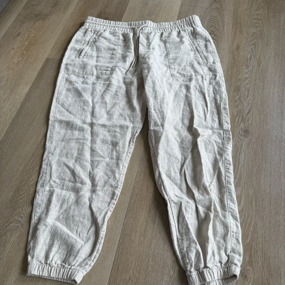 Athleta Cream Joggers - Image 2