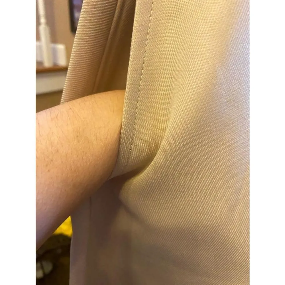 Women's Tommy Hilfiger Khaki A-Line Skirt Size 16 - Image 6