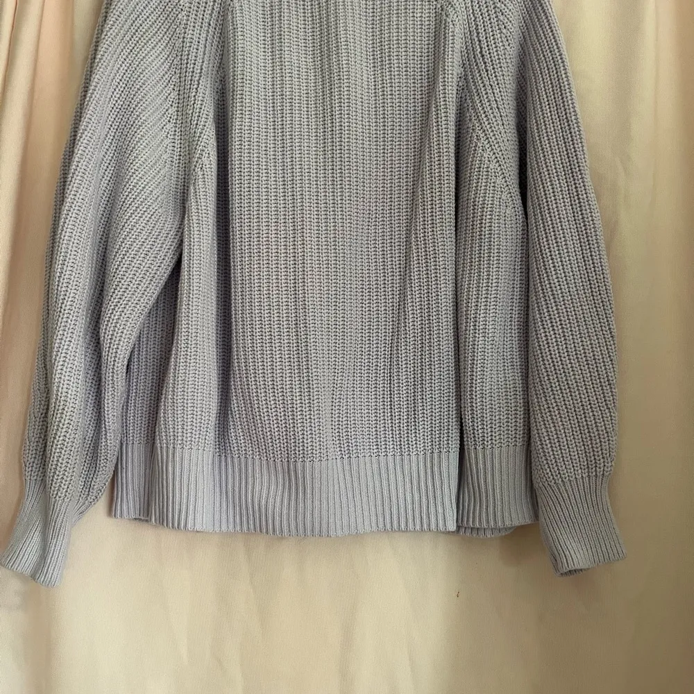 A New Day Purple Cardigan Sweater V-Neck Cozy - Image 4