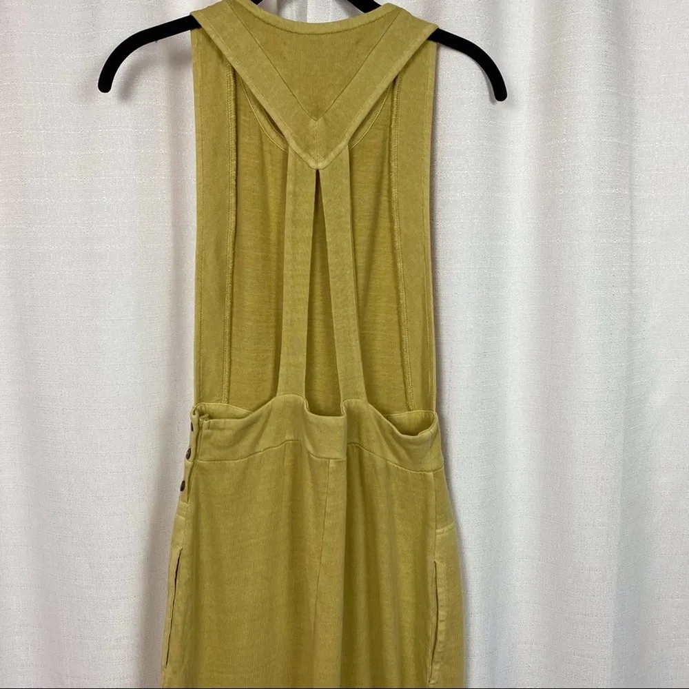 Free People Beach Light Yellow Sunrise Pinafore Jumper Sz.XS NWT - Image 12