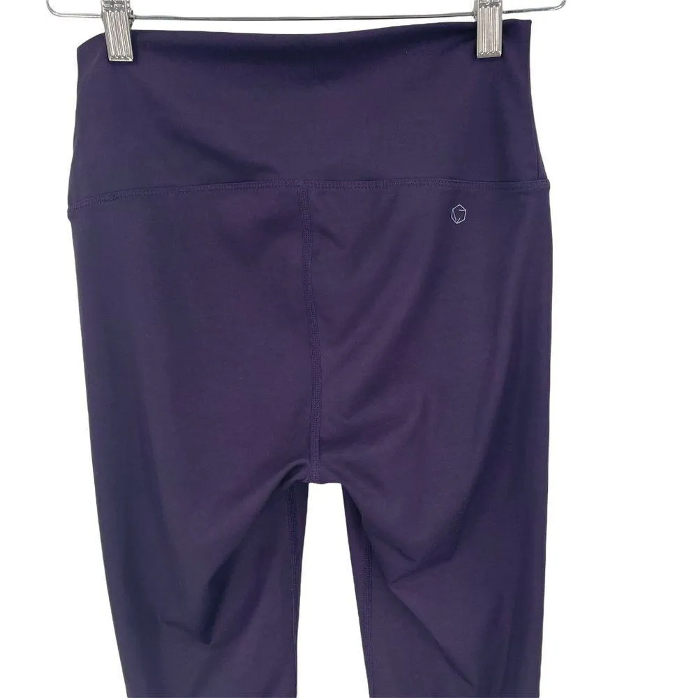 2/$30 AR-33 Amethyst Fade Alpha High Waisted Purple Athletic Cropped Leggings - Image 9