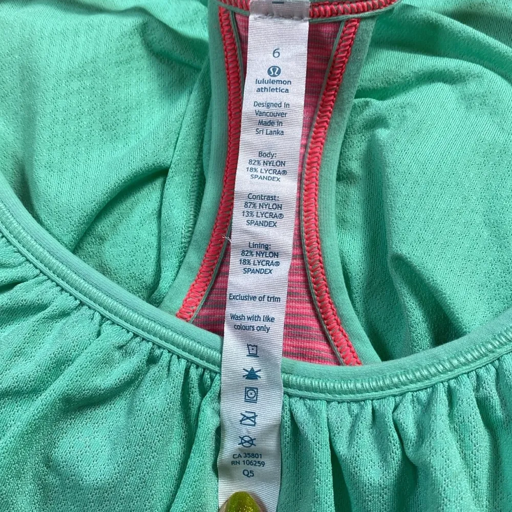 Lululemon No Limits Tank size 6 In Opal/Pink - Image 10