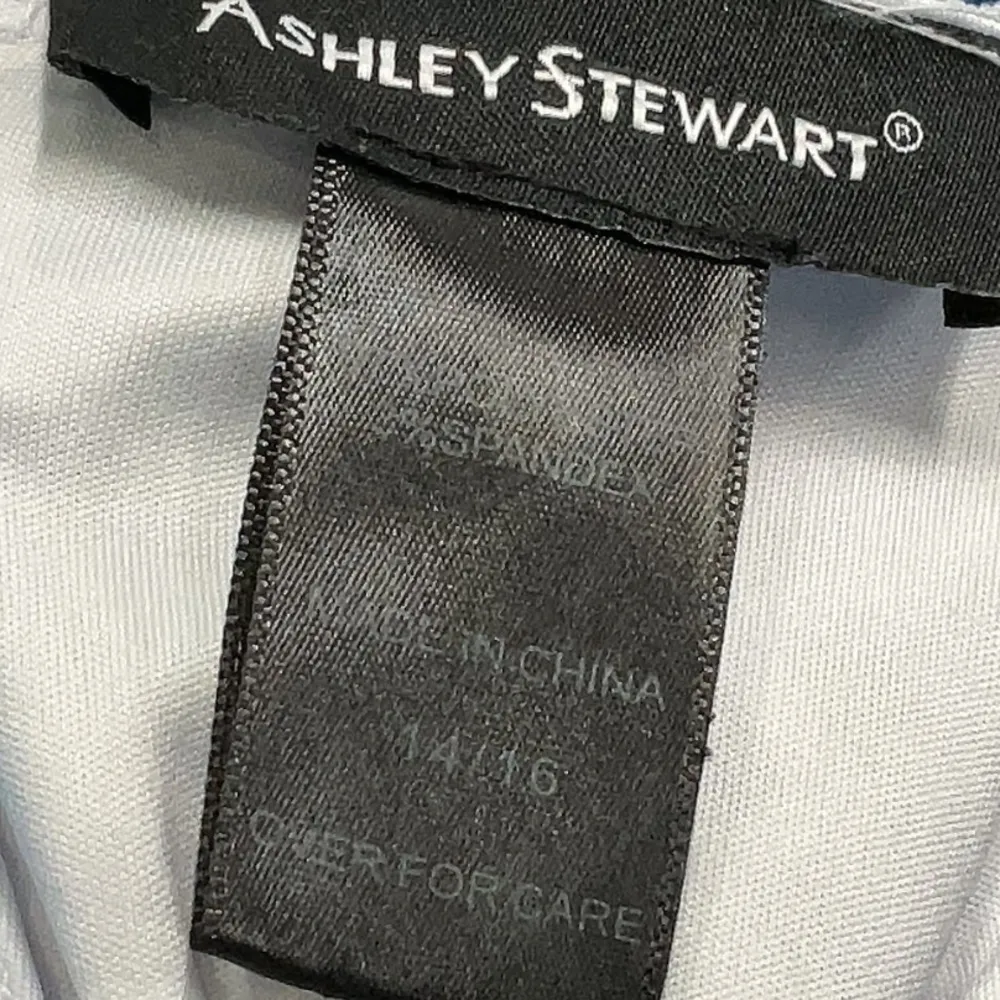 Ashley Stewart Chic White Midi Dress Mesh Overlay Size 14 / 16 Wedding Cocktail - Image 7