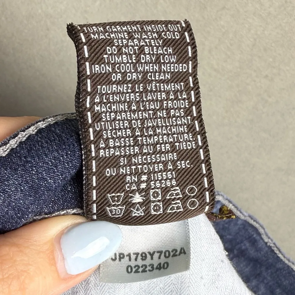 7 For All Mankind Jeans Womens Roxanne Skinny Blue Pants Denim Medium Wash 27 - Image 11