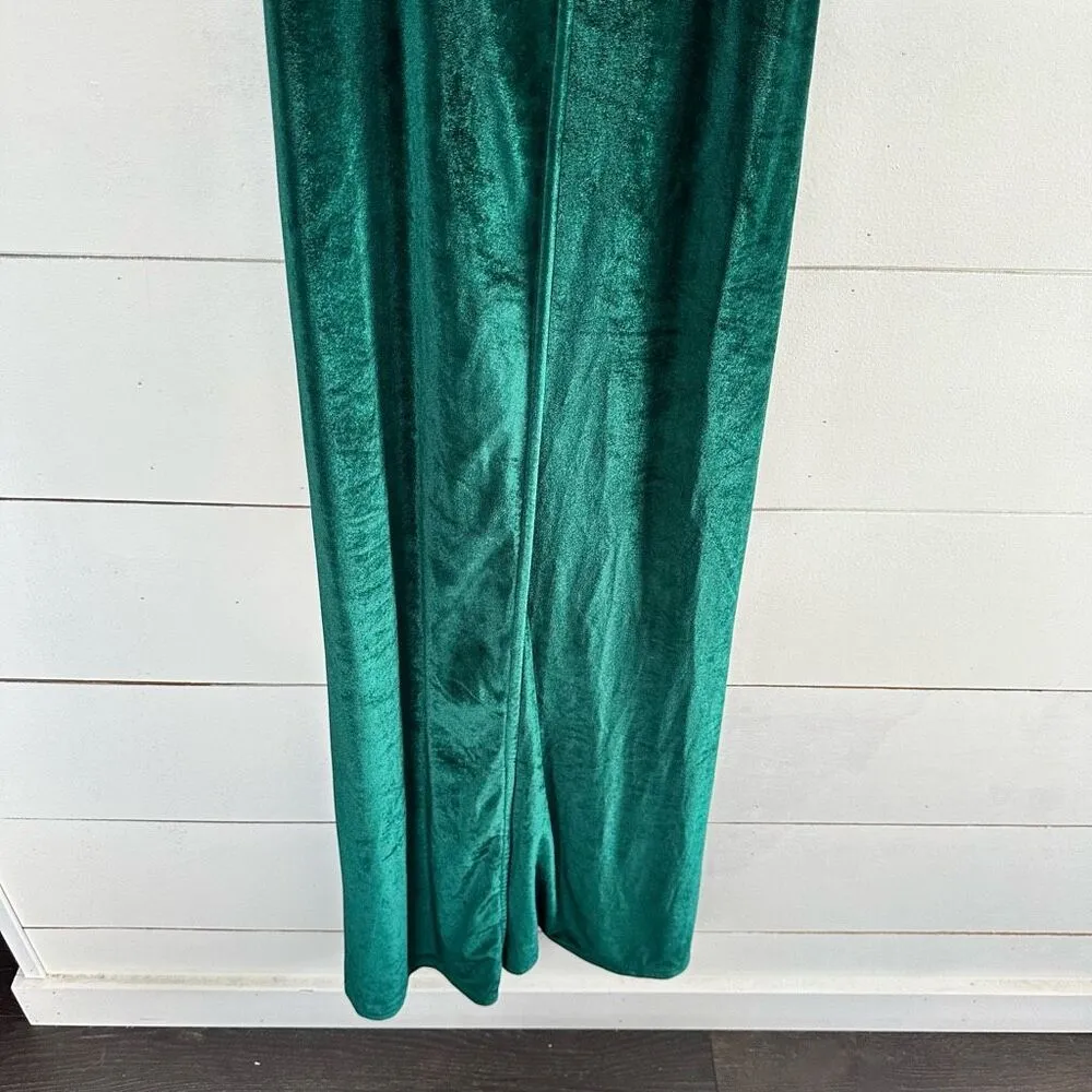 Balticborn Women’s Large Emerald AndI Wrap Dress Velvet Green - Image 2