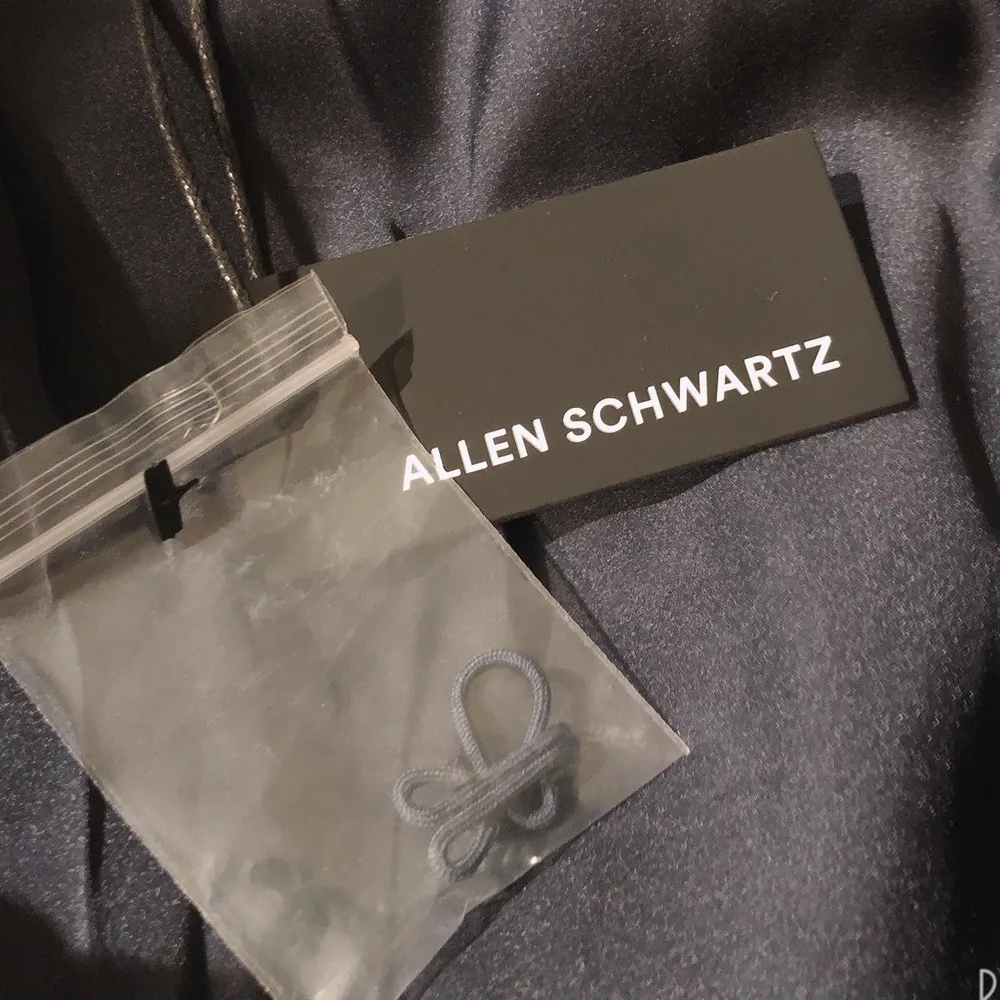 Allen Schwartz Fur Jacket, Burgundy, Black, Navy Size L New w/Tag $430 - Image 12