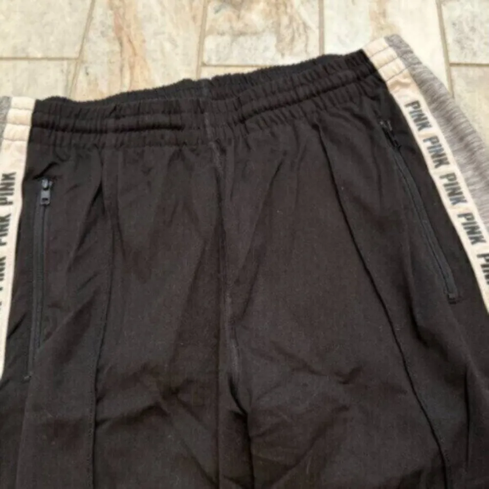 Pink by Victoria's Secret women's small black/gray/white sweatpants - Image 7