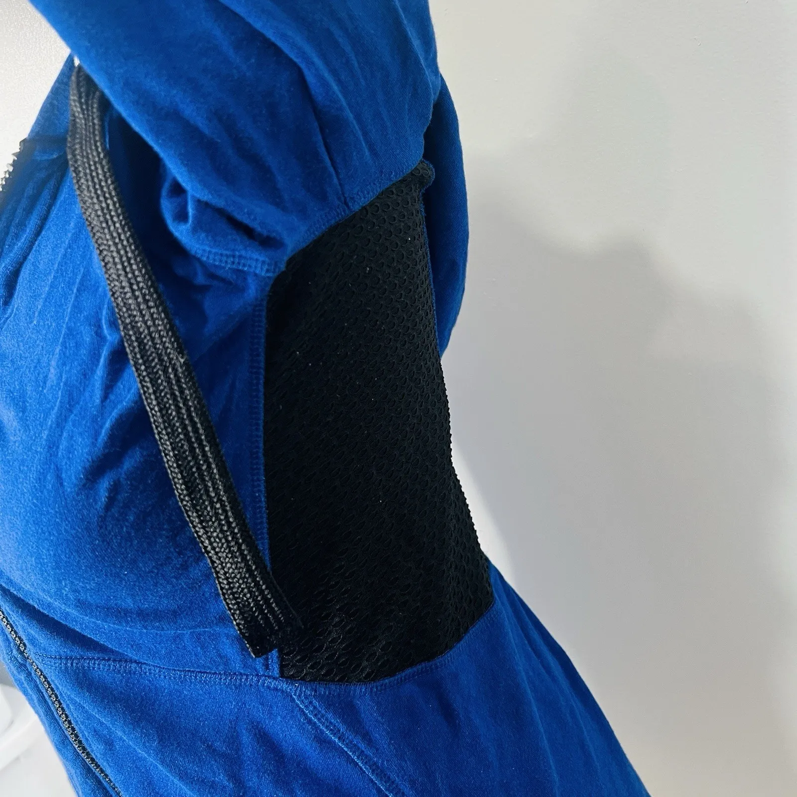 marc new york performance jacket Royal Blue Zip Up Hoodie Sweater - Image 4