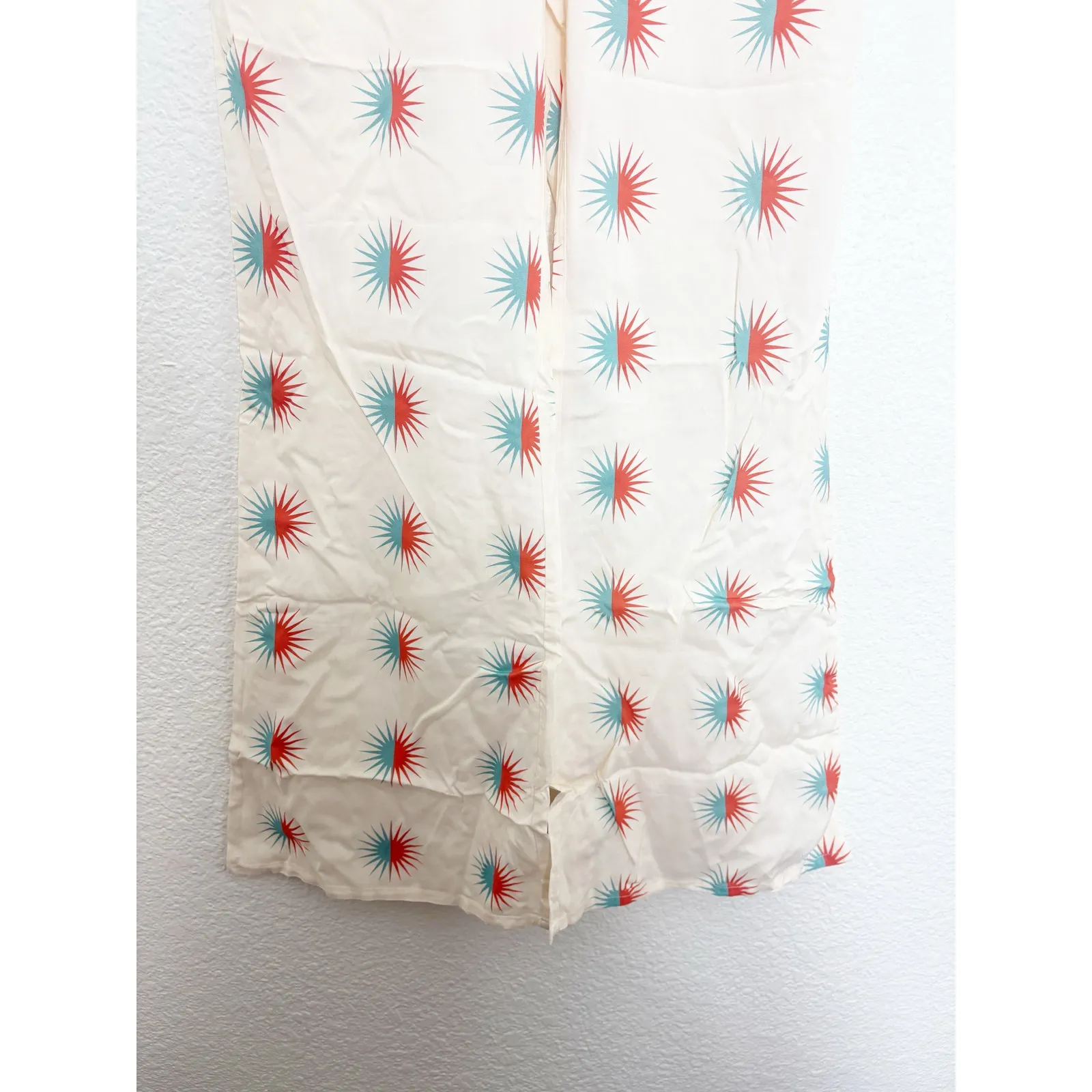 NWT VRG Girl Starry Eyed Pants Size 8 Straight Leg Lightweight Boho Vintage Y2K Orange - Image 10