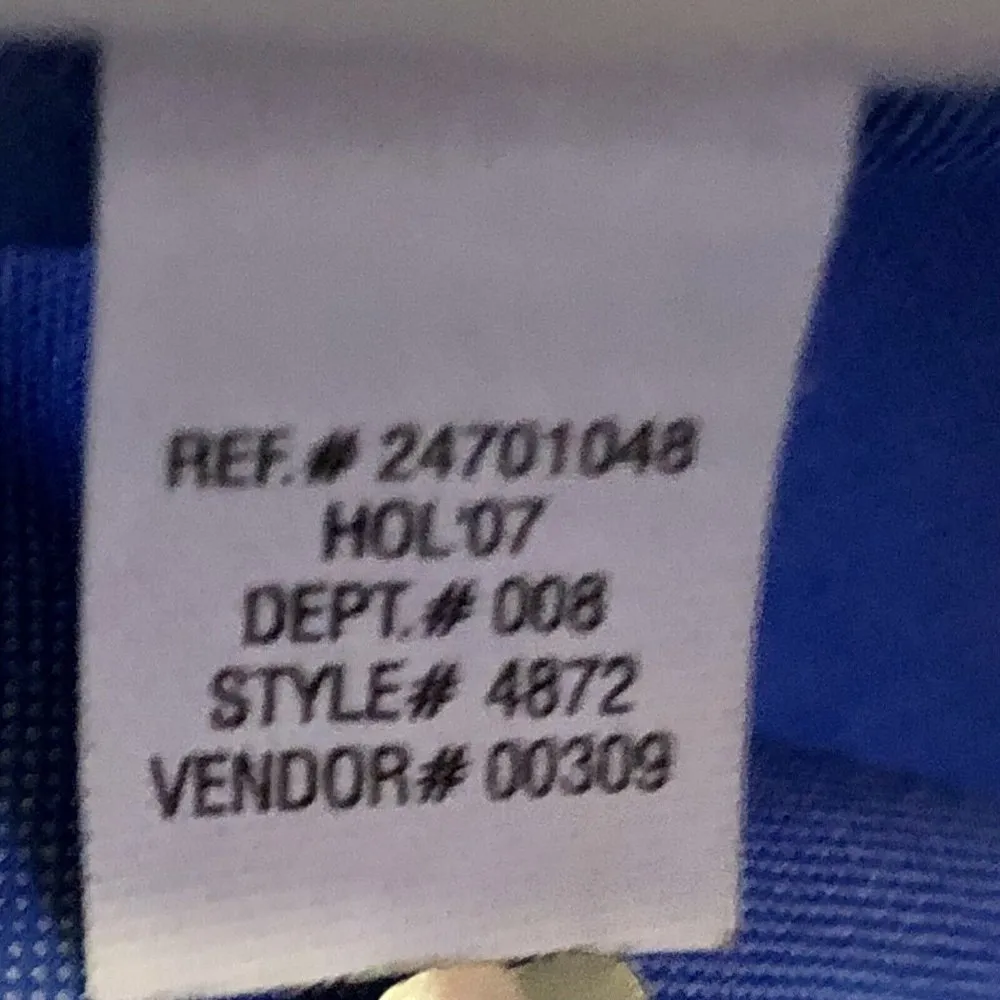 Eddie Bauer Wrinkle Resistant Blouse Womens XL Used Blue - Image 7