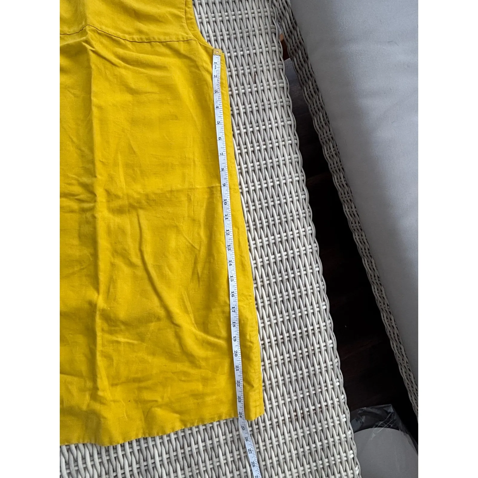 COS Sleeveless A-Line Linen Blend Dress Size 34 staple minimalist flattering - Image 9