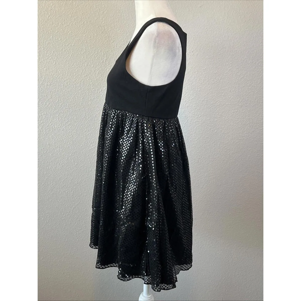 Alice + Olivia Fit and Flare Tank Dress Black Size XS - Image 4