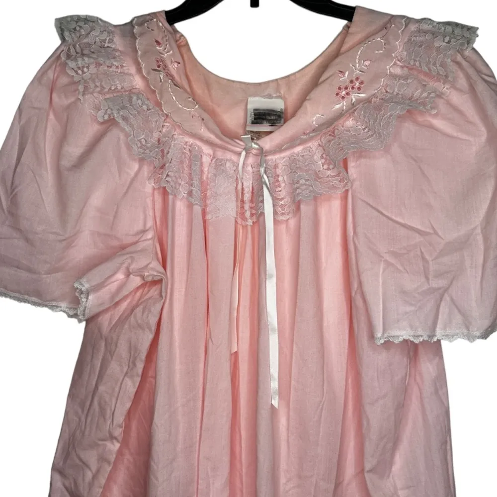 Vintage Simply Basic Pink Nightgown‎ Size XL - Image 2