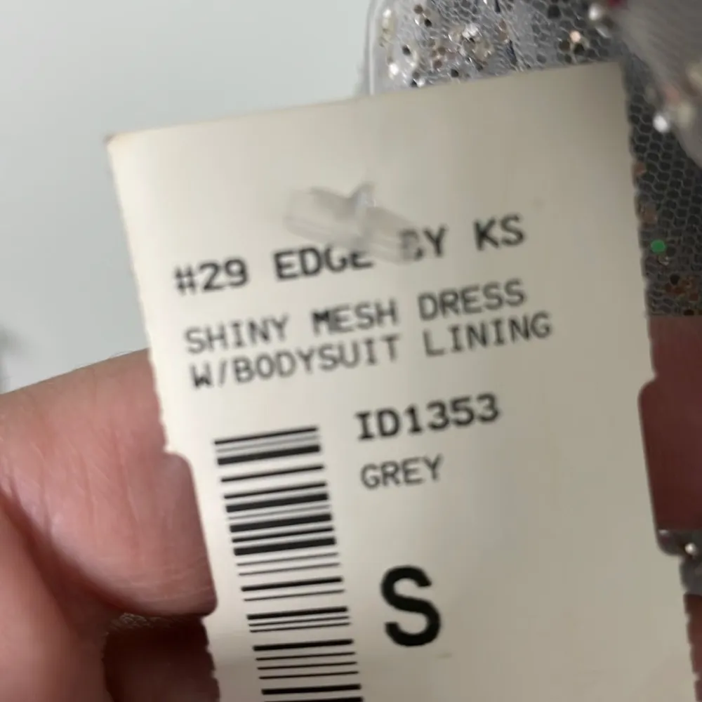 Sheer mesh rhinestone sparkle sequins mini dress size small NEW - Image 13