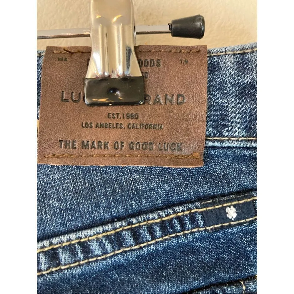 Lucky Brand Mid‎ Rise Skinny Jeans Ava Size 6 / 28 RN #80318 (P6) - Image 3