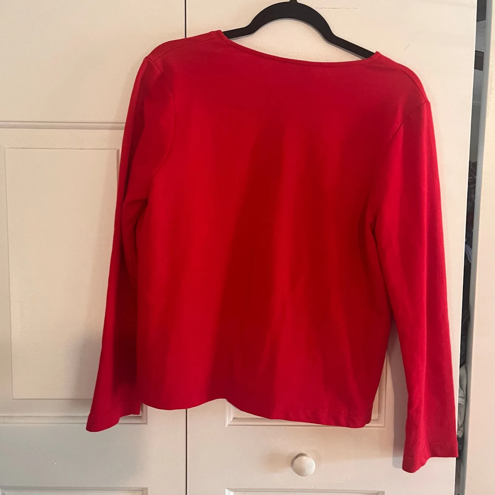 Copa Cabana Red Marine Club Button Front‎ Top Size undefined - Image 2