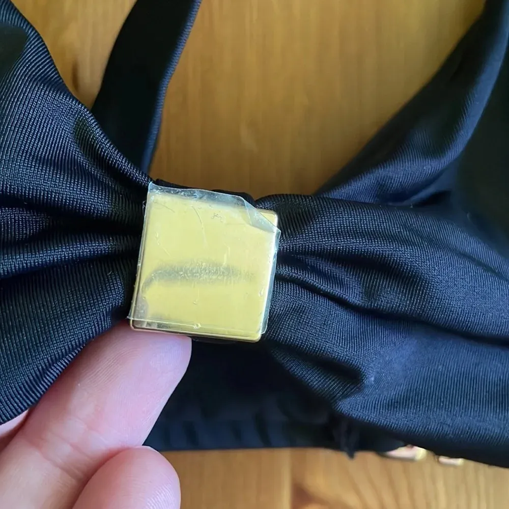 Andie The Dalia Bikini Set Swimsuit black‎ truffle red size small NWT - Image 8