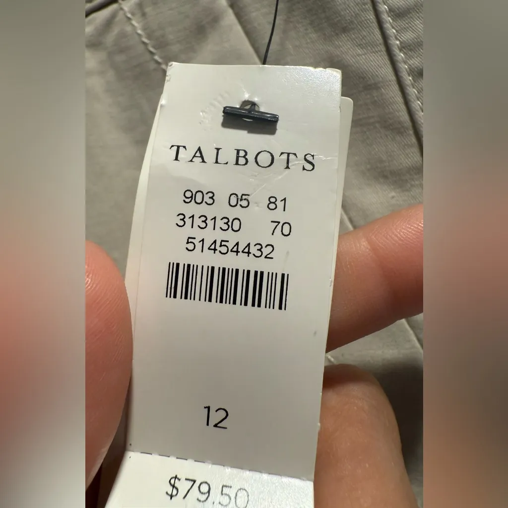 Talbots Womens Khaki the weekend Chinos Size 12 - Image 8