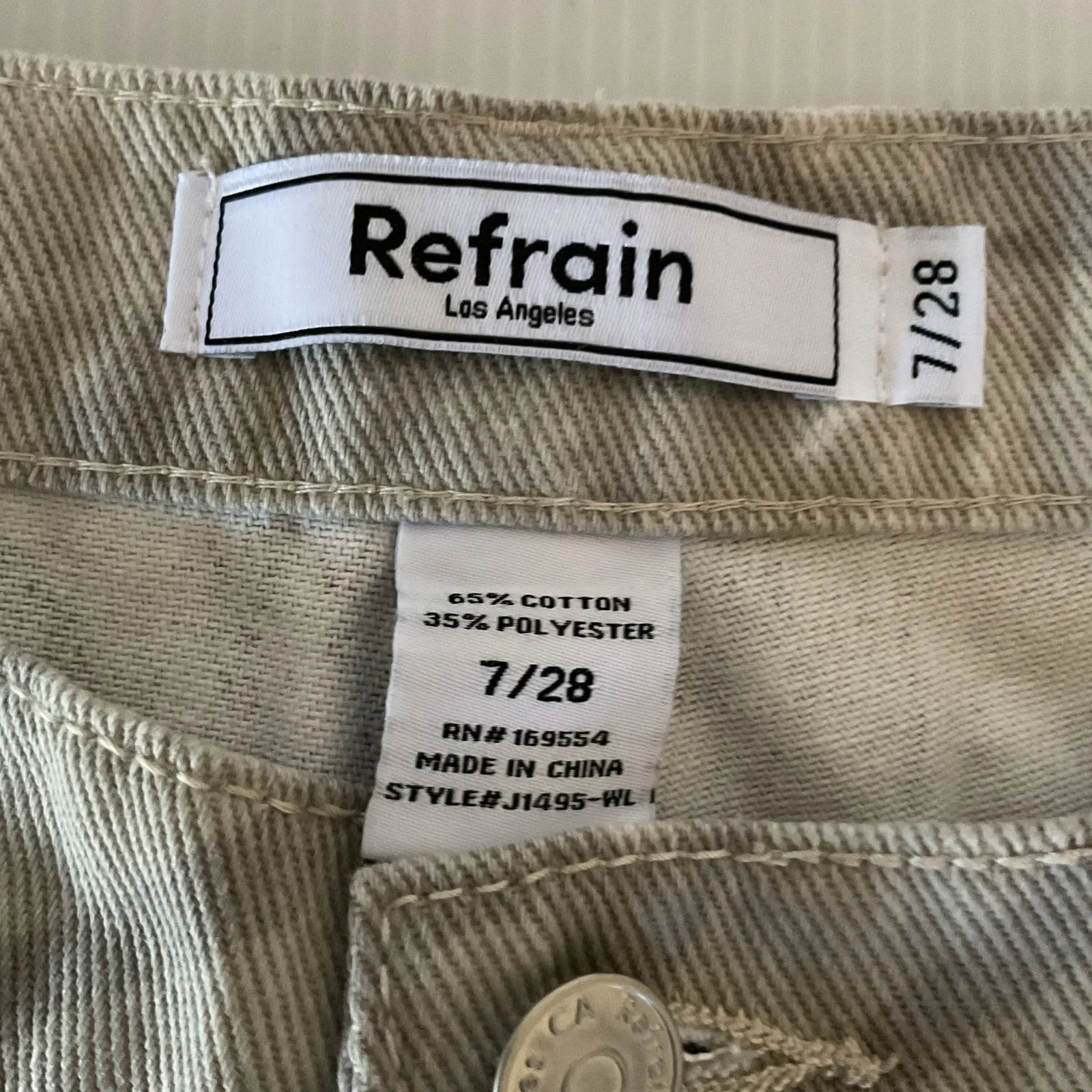 Women’s Beige Cargo Wide Leg Pants Y2K Streetwear Utility Festival Sz 7 NWT Tan - Image 4