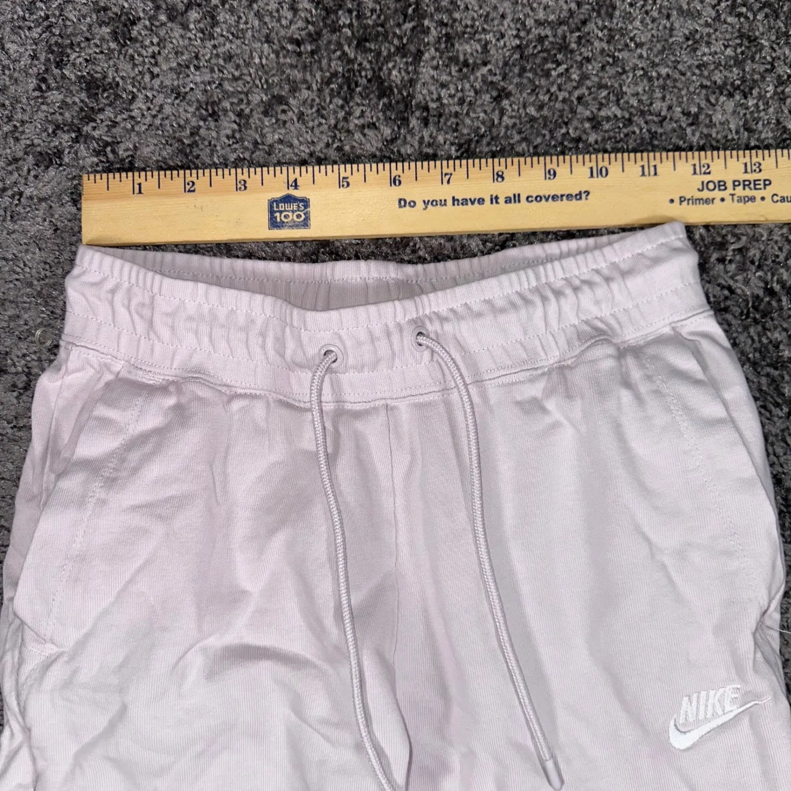 Nike Essential Joggers Sweatpants Drawstring‎ Lavender XS - Image 8