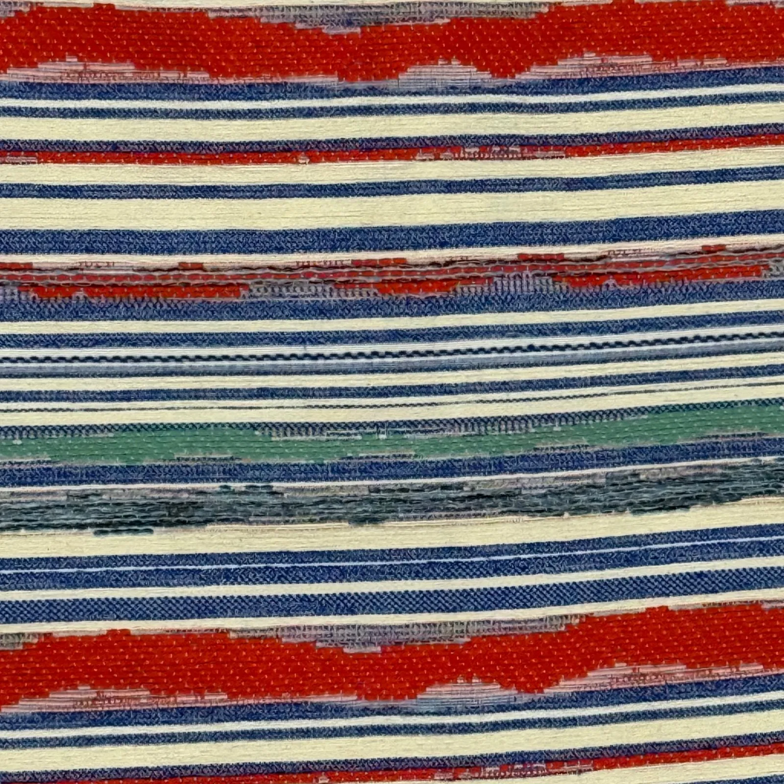 J.McLaughlin Women's Striped Skirt, Multi Color, Textured, Modern Style Sz 6 Blue - Image 3