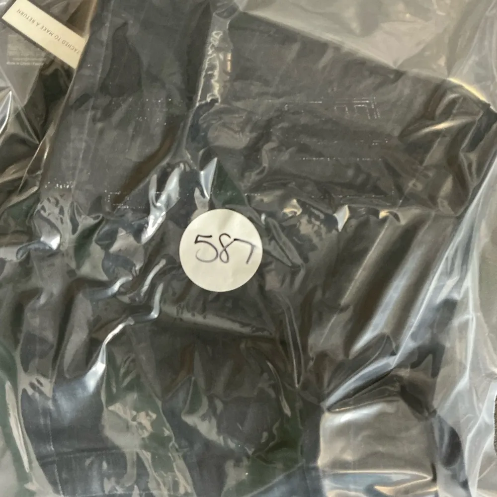 Black Pinstripe Pants Size undefined - Image 8