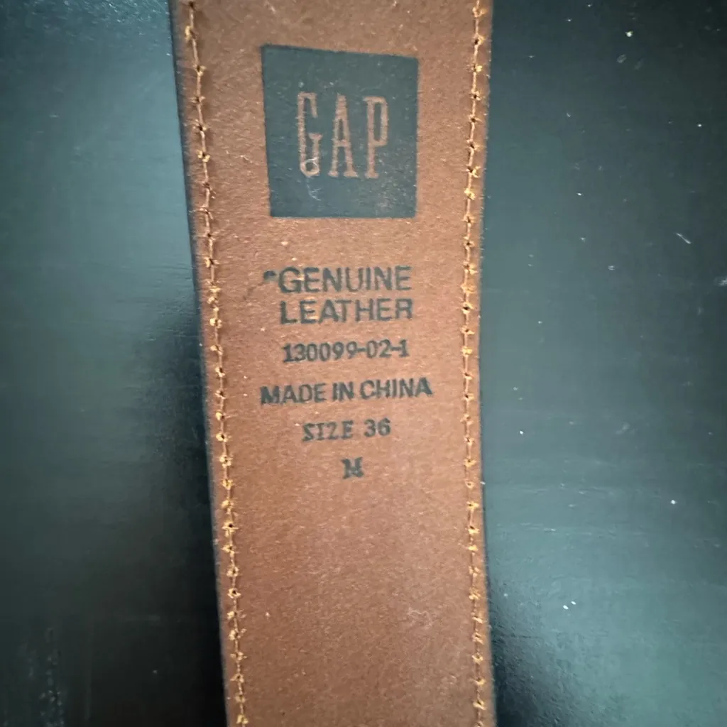 GAP Blue and Teal Women's Belt - Image 6