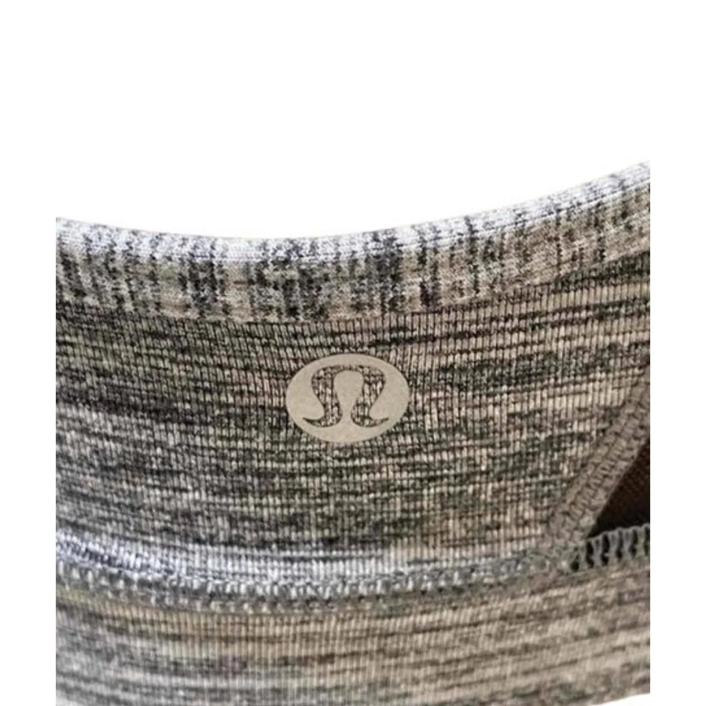 Lululemon Flow Y Sports Bra Grey Size 4 Gray - Image 6