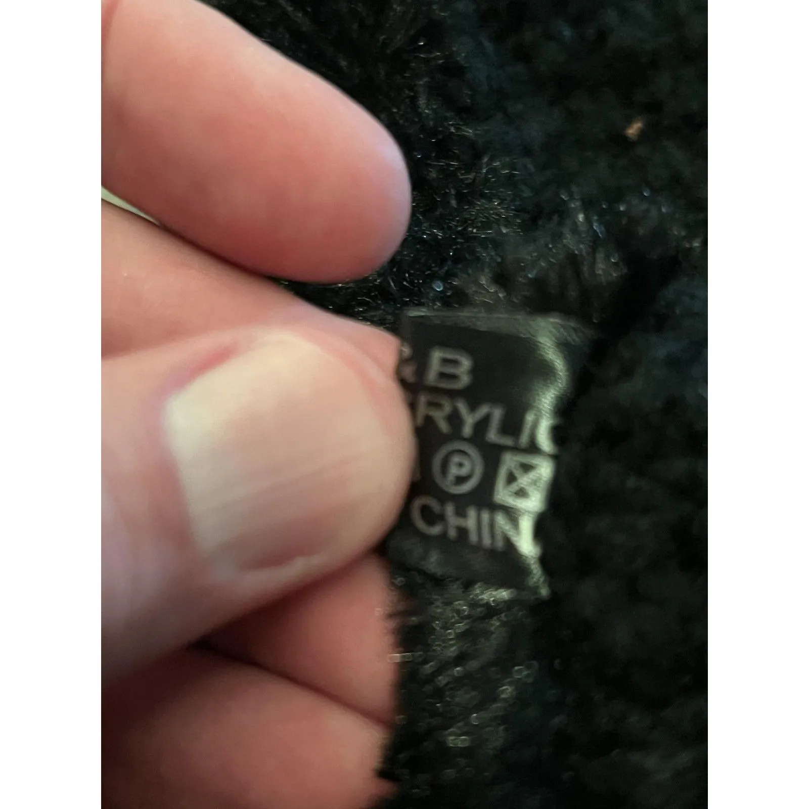 Infinity Scarf Womens One Size Black Faux Fur Knit Reversible Soft Warm Winter - Image 7