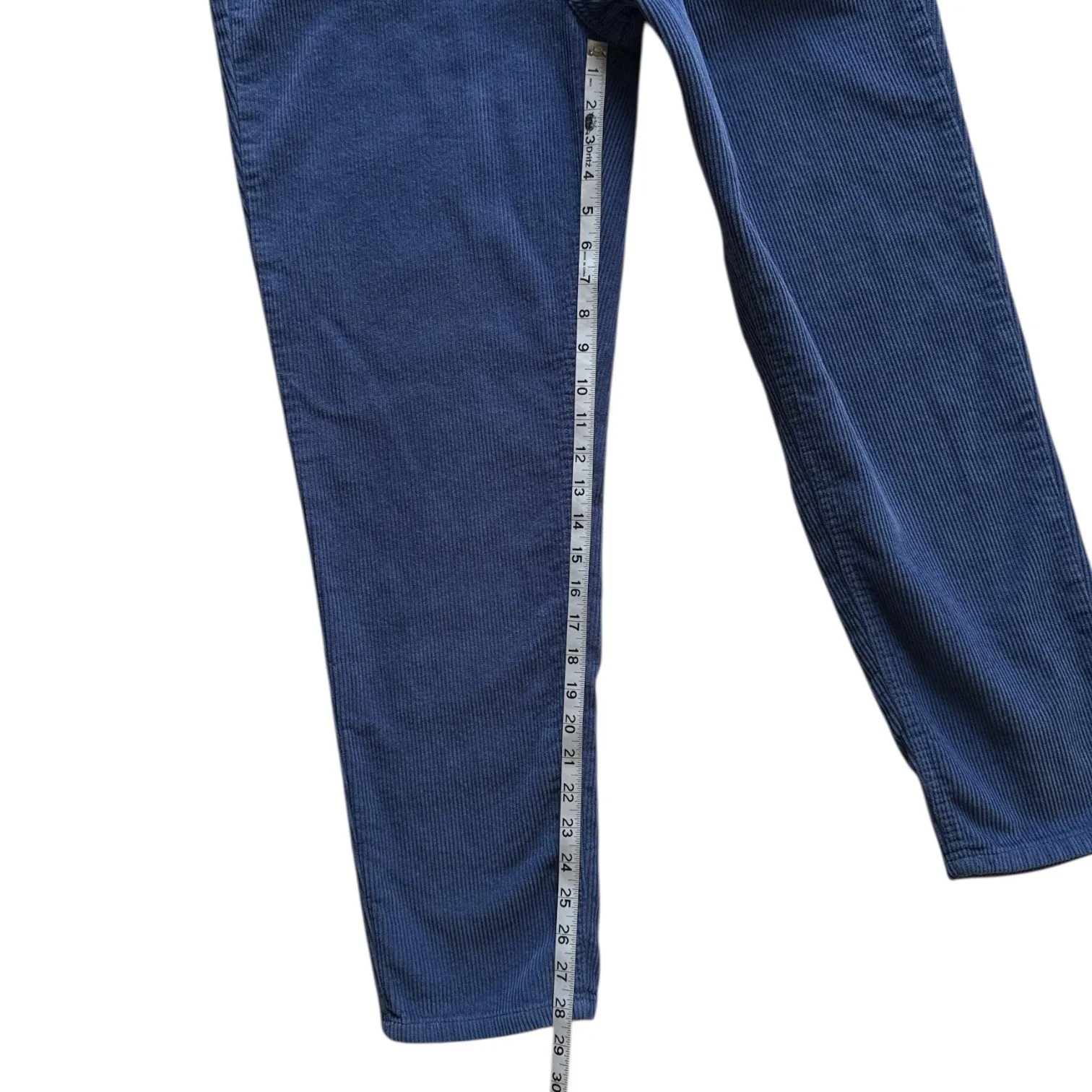 BDG Mom High-Rise Corduroy Pants‎ Blue Cotton Blend Casual Comfort Size 30 - Image 8