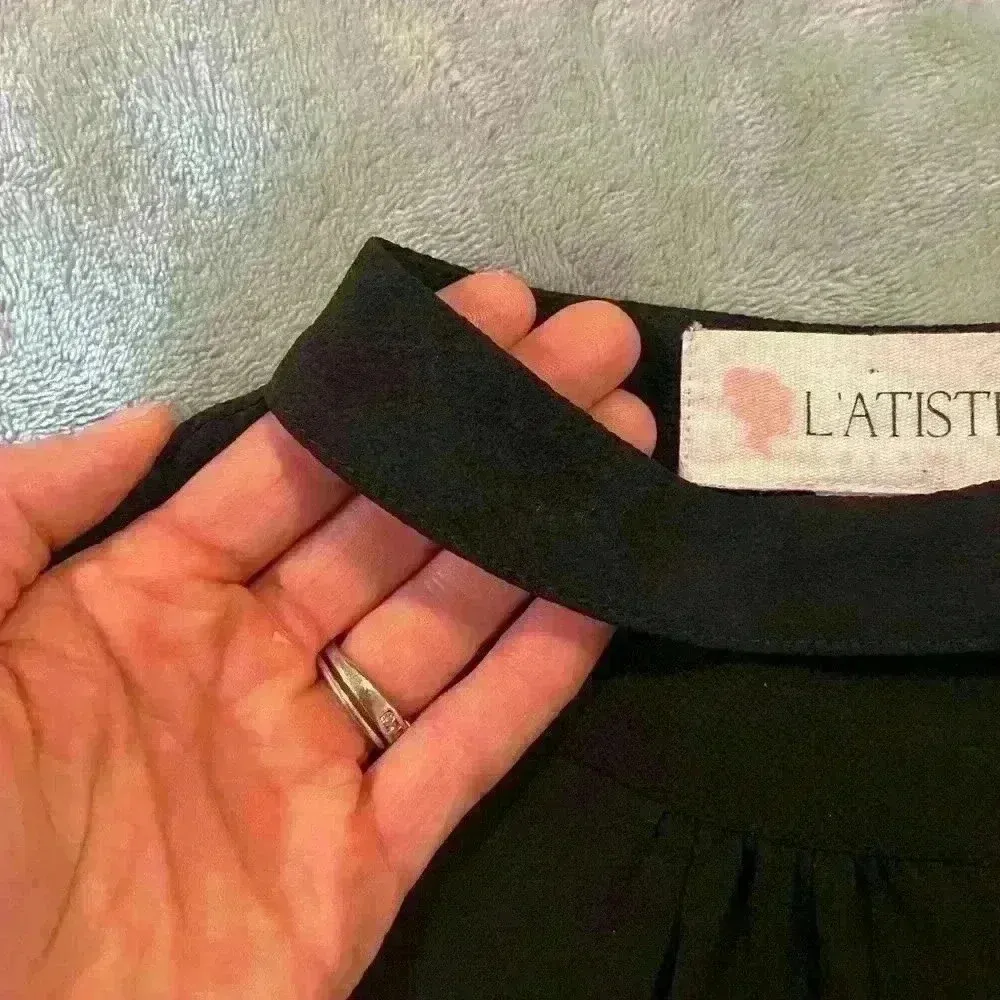 Women’s Long Sleeve Black Blouse - Image 6