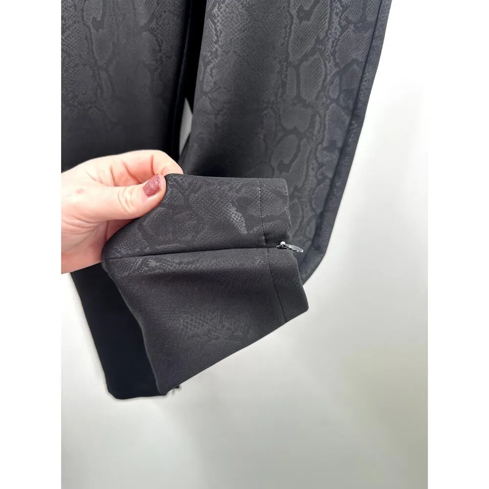 Soft Surroundings Black Pull On Snake Skin Print Legging Pant Size Extra Large - Image 5