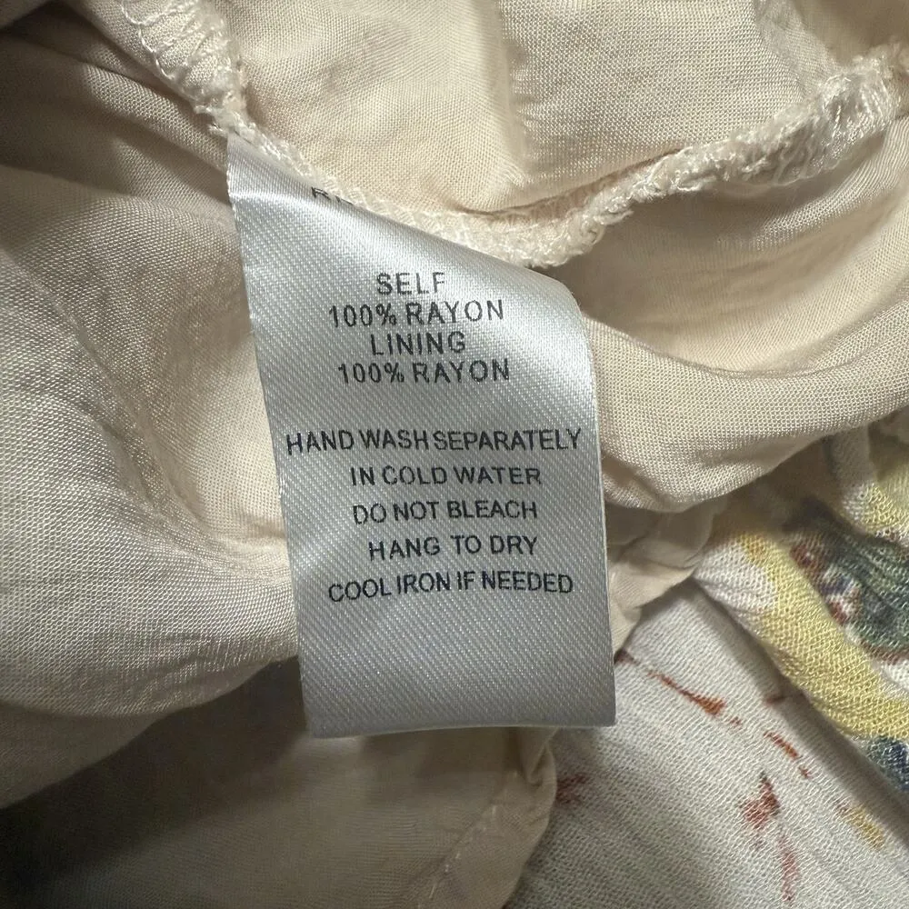 Fate Midi Dress Sz Small Patchwork Boho Peasant Western Romantic Feminine Flowy - Image 11