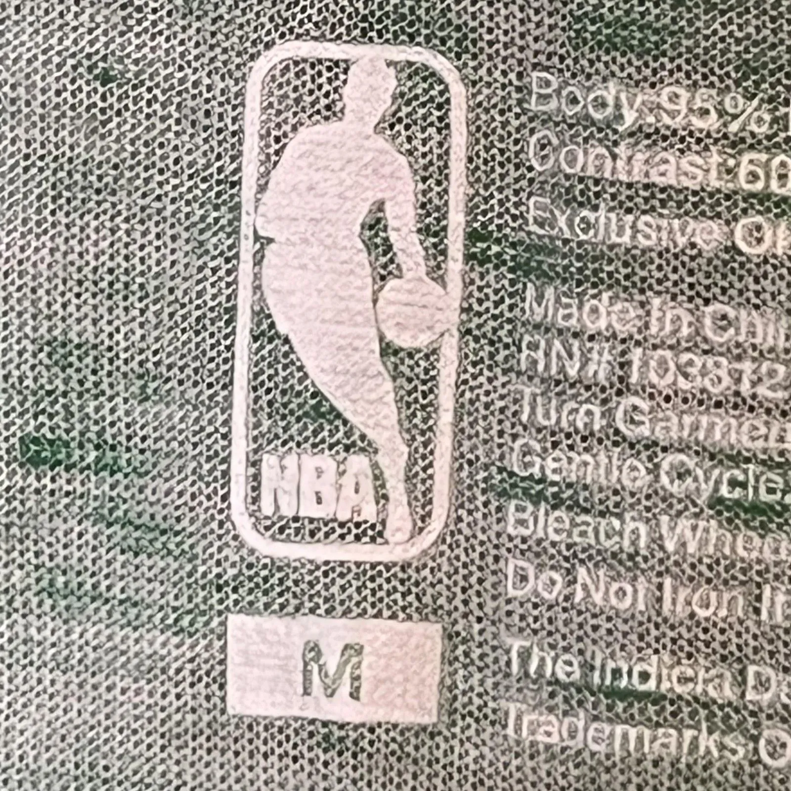 NBA Boston Celtics Shirt Womens Medium Green NBA Basketball V Neck Short Sleeve - Image 5