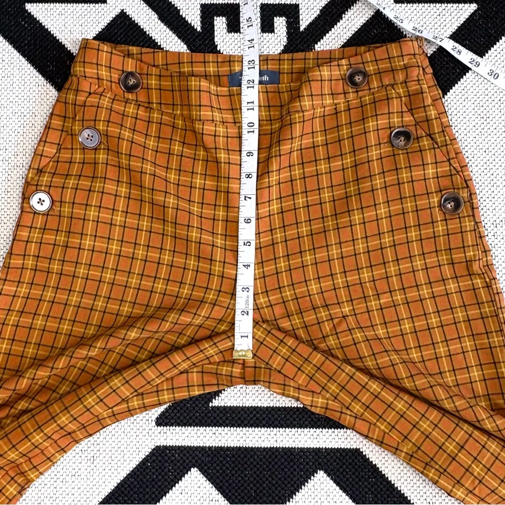 ModCloth Making Power Moves Wide Leg Plaid Pants Size 14 - Image 7