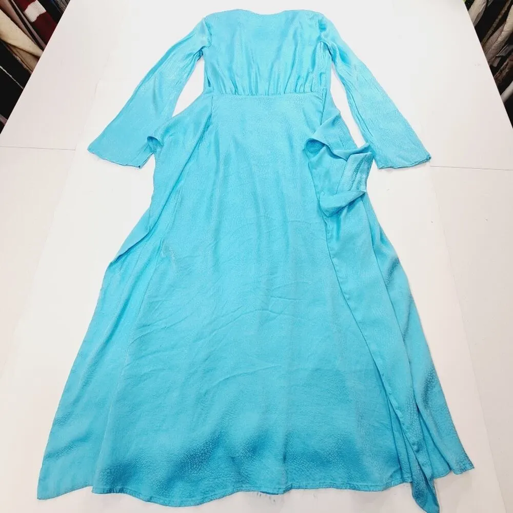 Camila Coelho Millie Maxi Dress in Bright Blue XS - Image 11