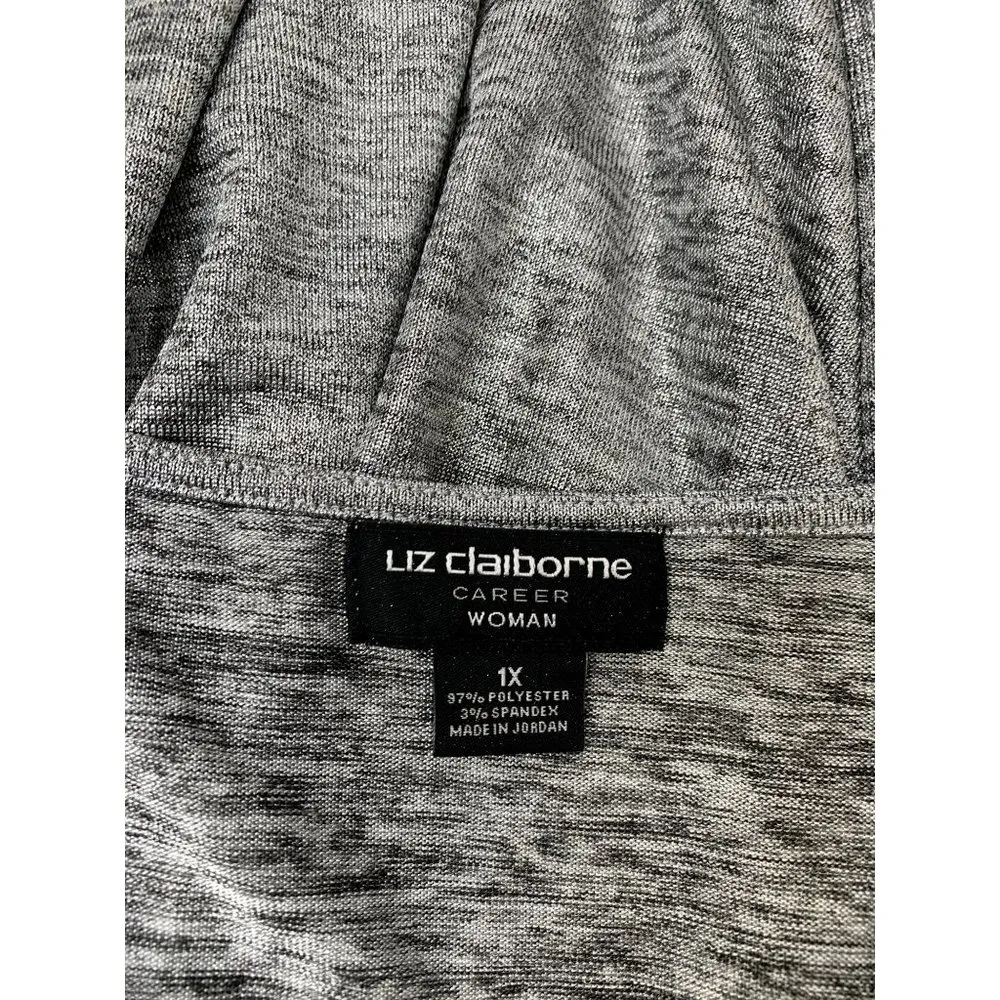 Liz Claiborne Career Women's Silver Top - Image 4