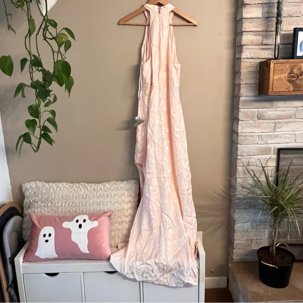 LULUS Red Carpet Ready Jacquard Maxi‎ Dress - Image 9