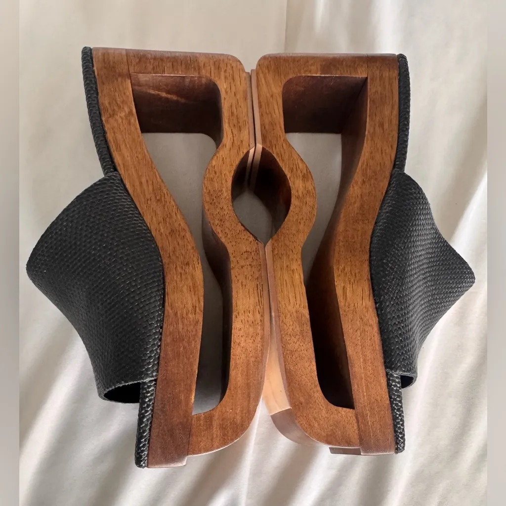 Cult Gaia Ruza Platform Sandal in Black - Size 40 - Image 4