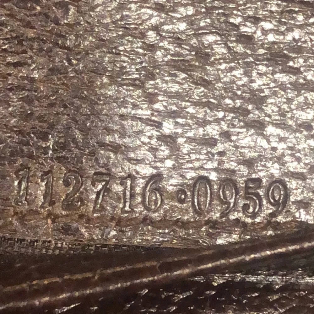 GUCCI GG Trifold Canvas Jacquard Wallet Tan Brown Leather Accent - Image 8