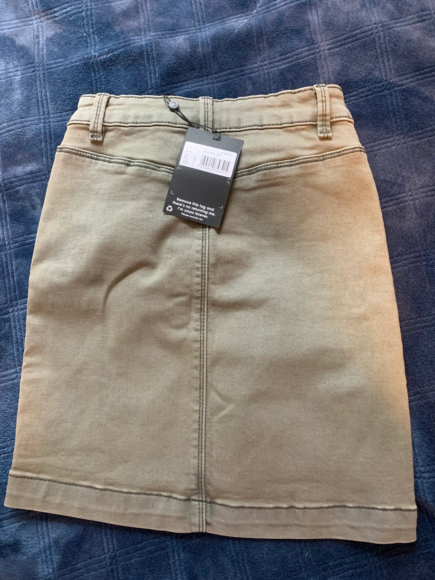 NWT  Superstrech Denim Mini Skirt - Image 4