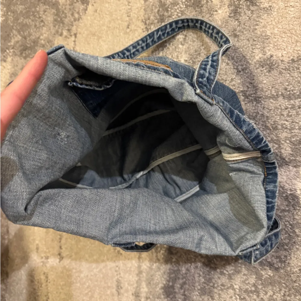 American Eagle Denim Tote Bag - Image 6