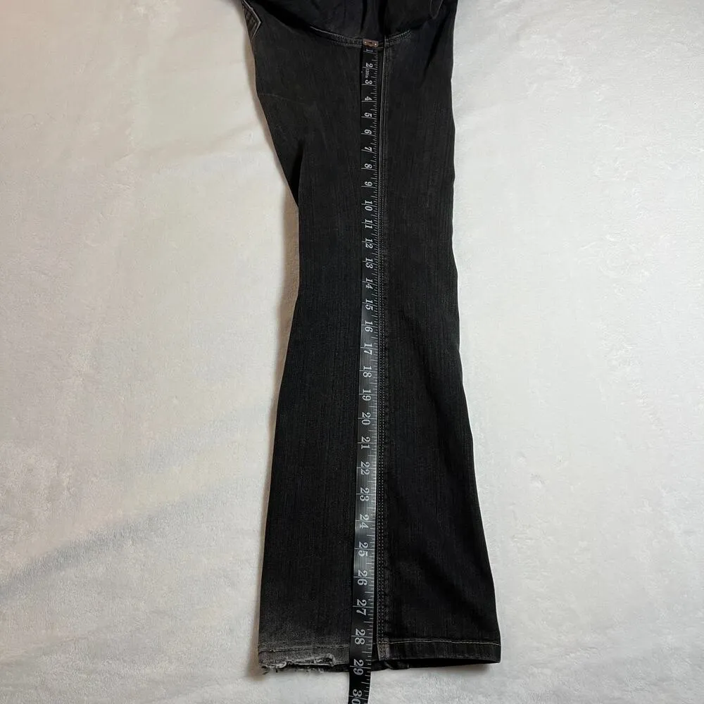 White House Black Market Blanc Boot Leg Jeans Size 6S Minimalist Preppy Casual - Image 10