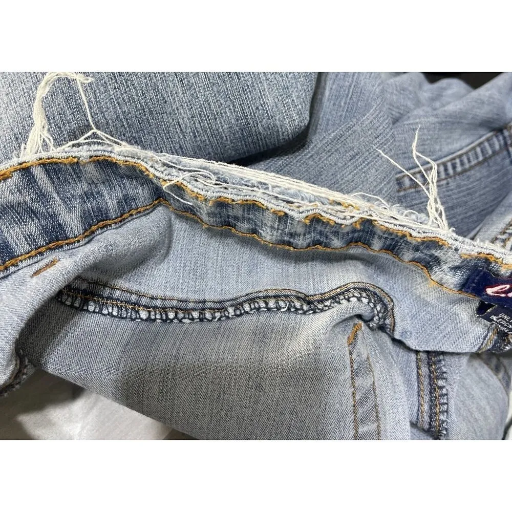 LA Blues Stretch Jeans Light Wash Distressed 5-Pocket Size 24 WP - Image 7