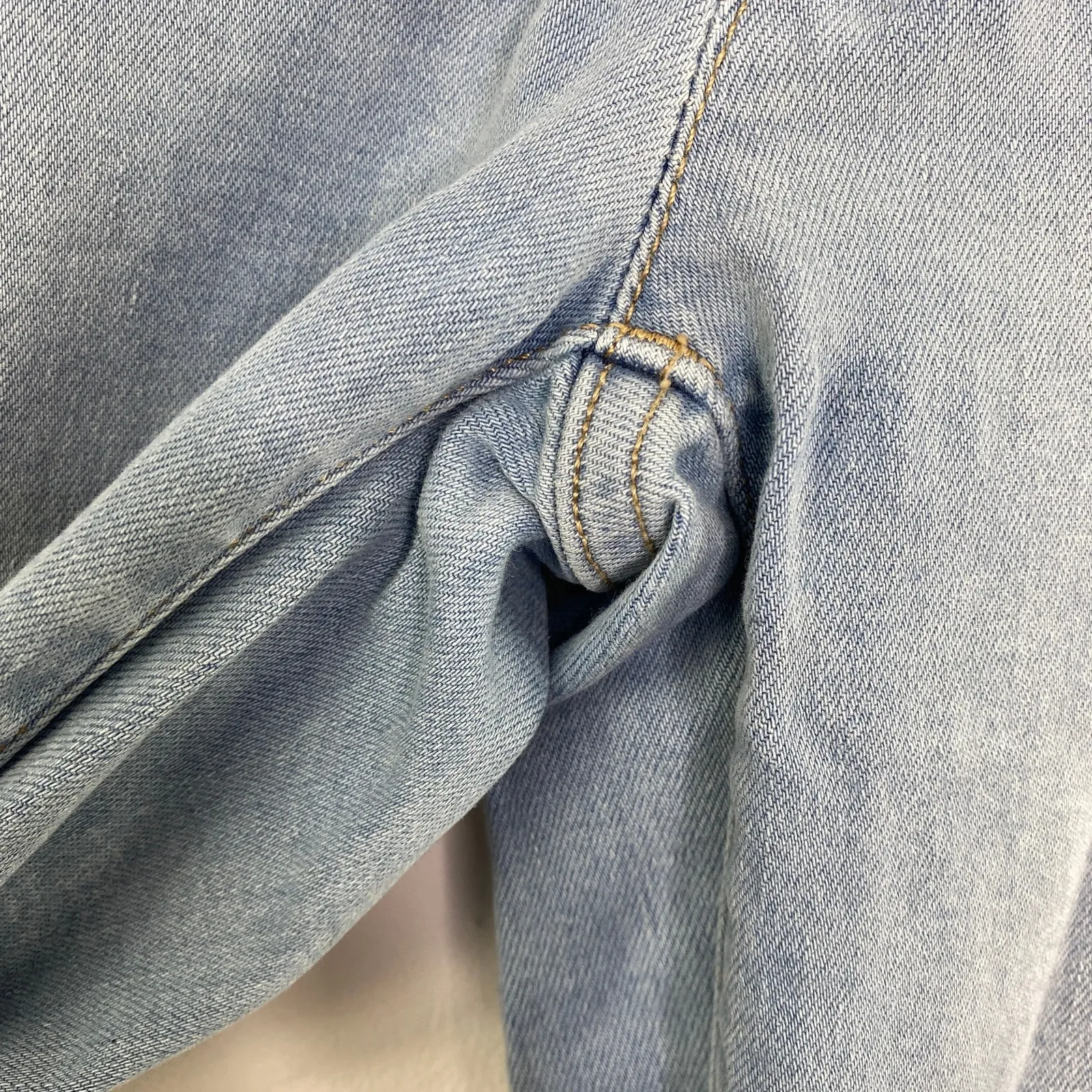 Chaps Denim Light Wash Blue Denim Cotton Blend Skinny Jeans Women's Size 4 - Image 6