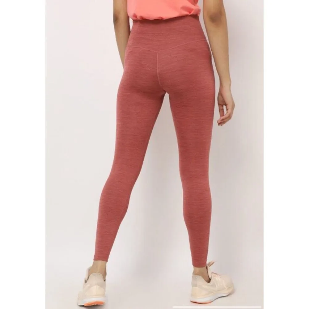 NIKE Dri Fit women’s heathered high rise pants sz S active gym - Image 2