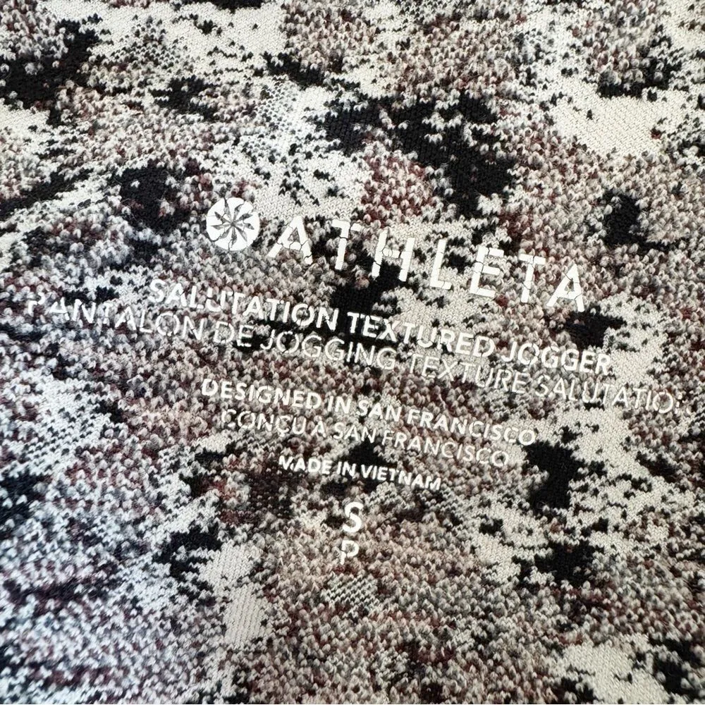 Athleta Salutation Textured Jogger Meadow Decadent Chocolate Size S - Image 10