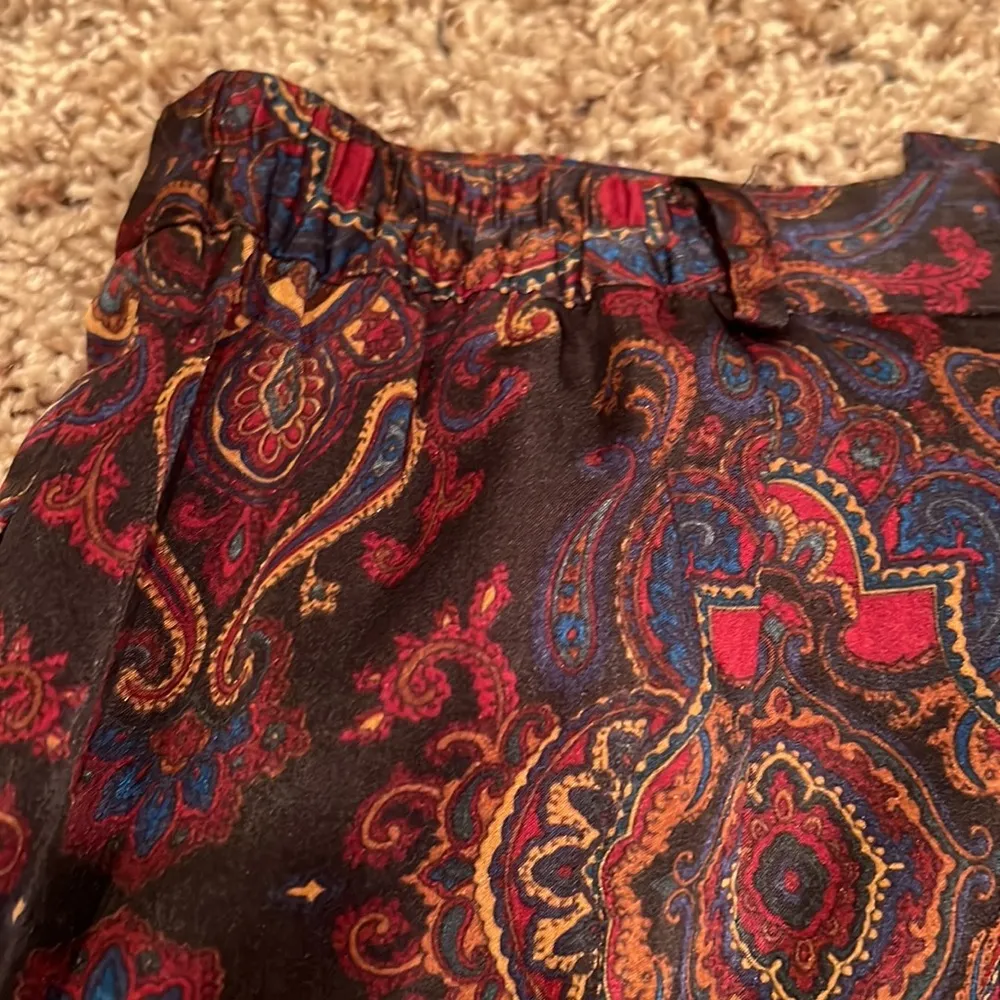 Paisley Maxi Skirt Size 6P - Image 9