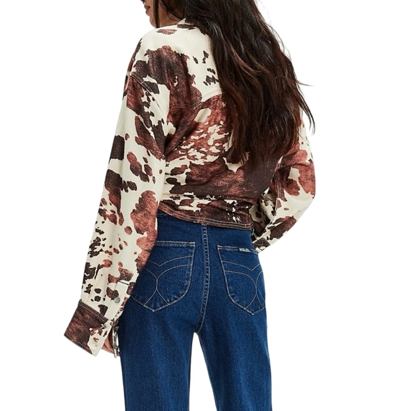 WE THE FREE Calico Flannel Shirt Size M New w/o Tag MSRP $148 Sold Out Online - Image 10